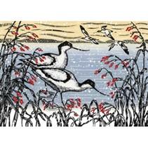 Avocet xmas card from RSPB